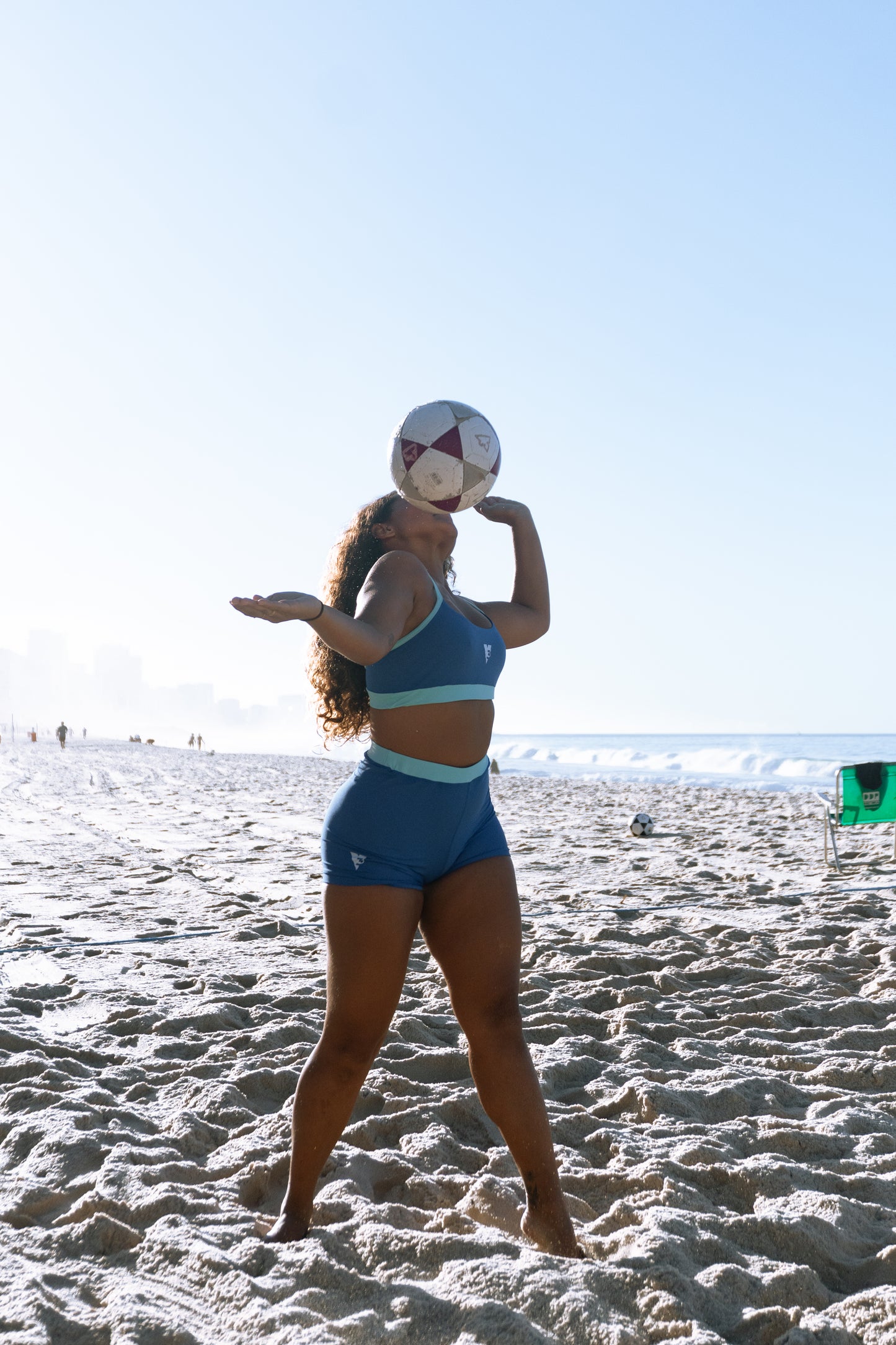 Bermuda Feminina Azul Escura