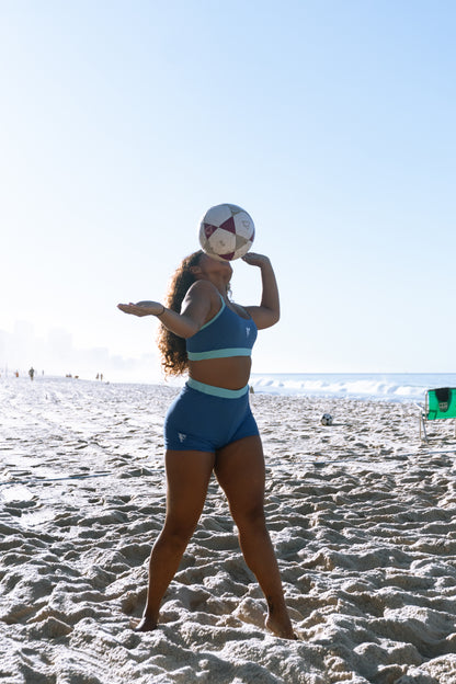 Bermuda Feminina Azul Escura