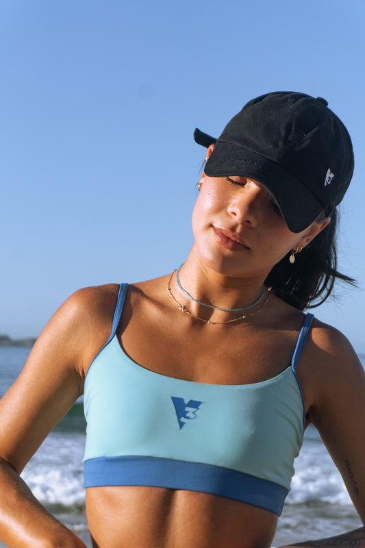 Top Feminino Azul Claro