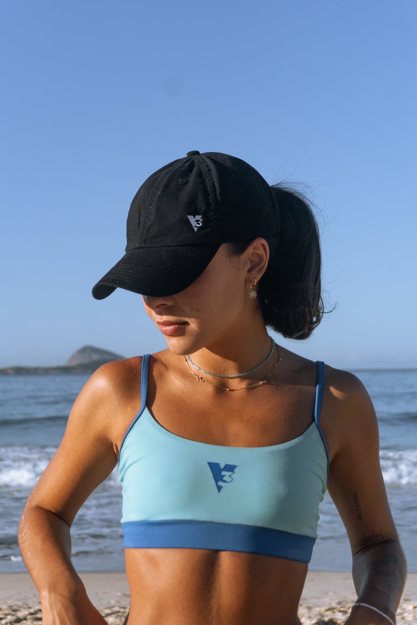 Top Feminino Azul Claro