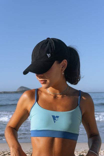 Top Feminino Azul Claro